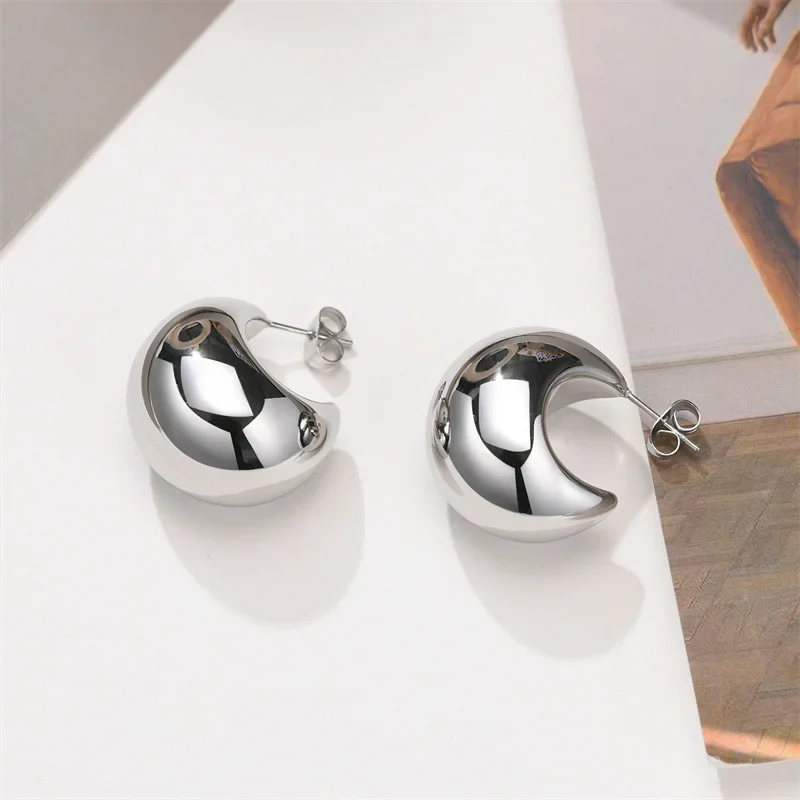 Chunky Drop Earrings - Image 4