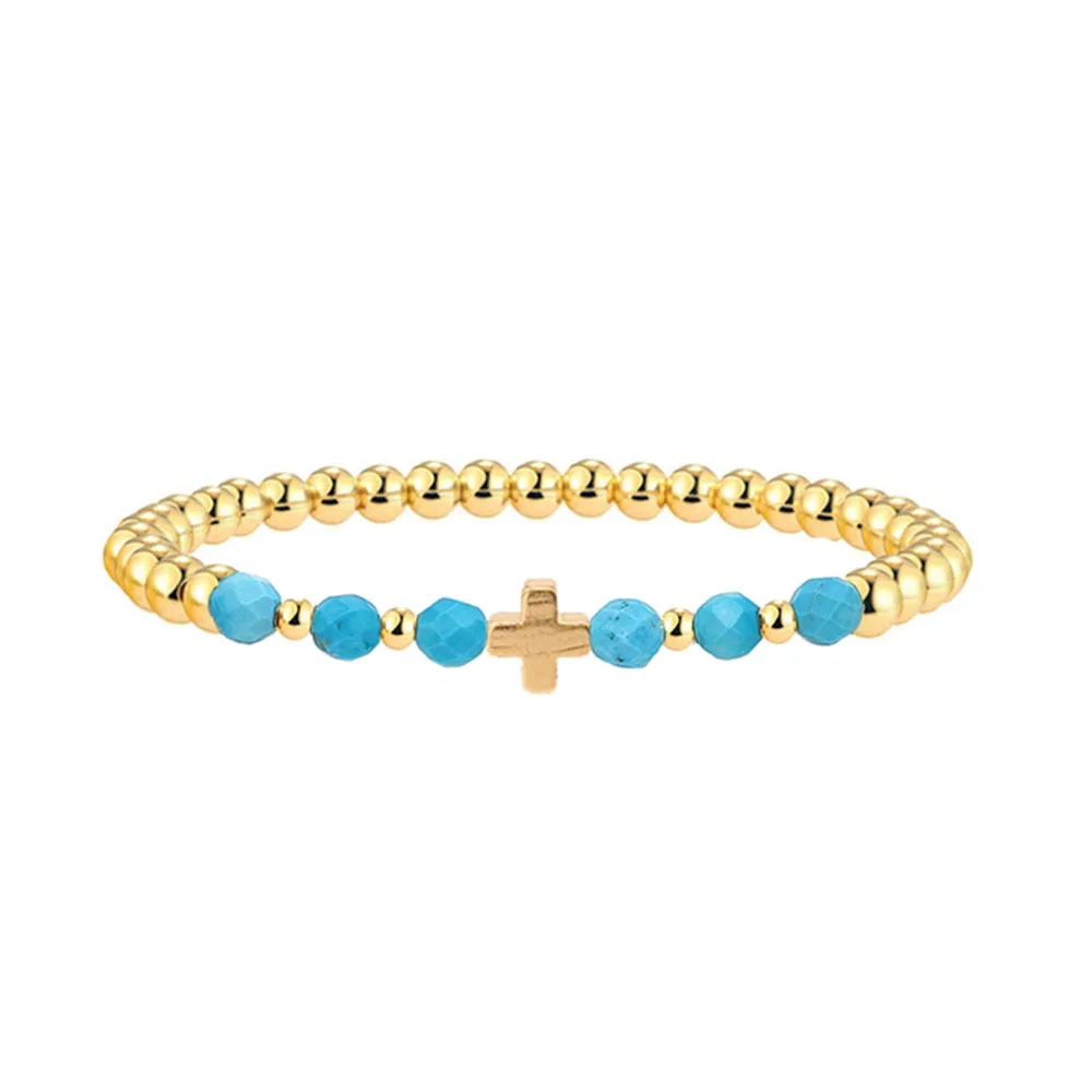 Vintage Turquoise Bead Bracelet - Image 5