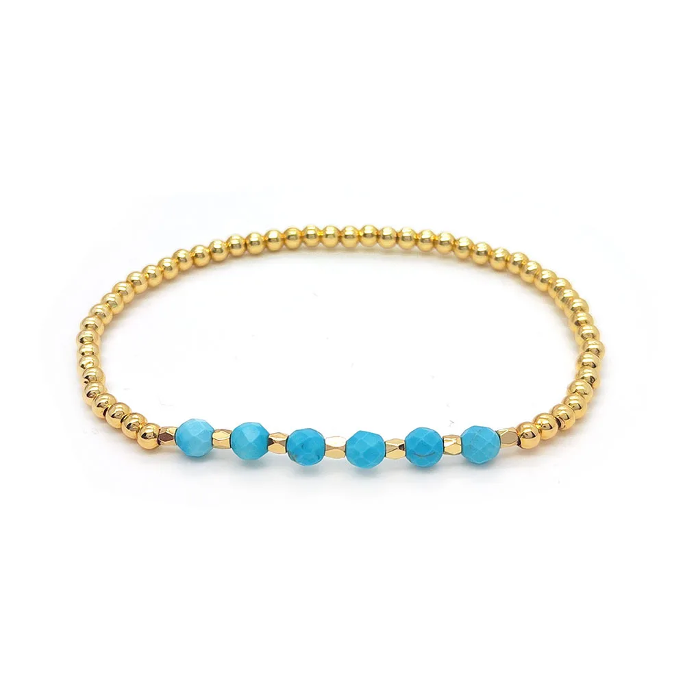 Vintage Turquoise Bead Bracelet - Image 7