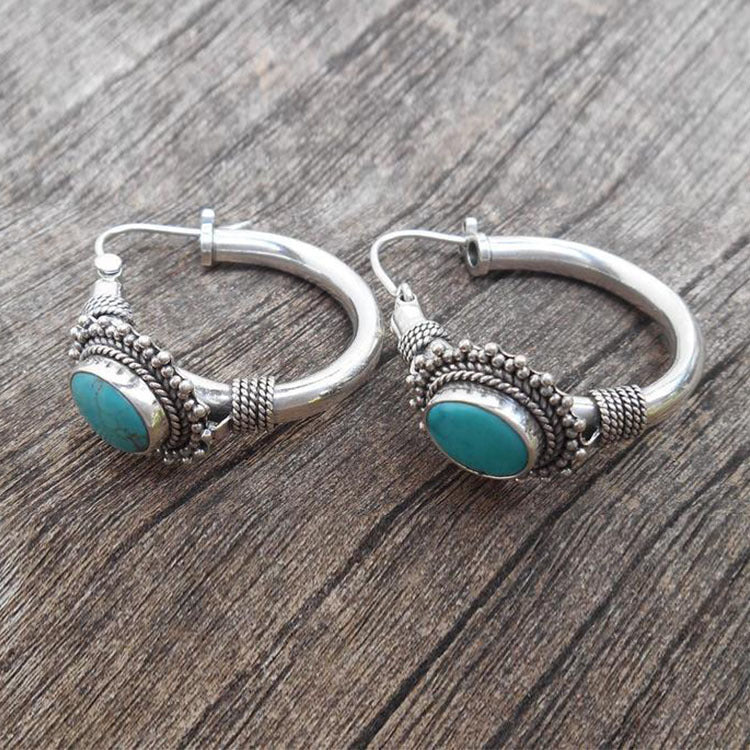 Vintaje Turquoise Earrings