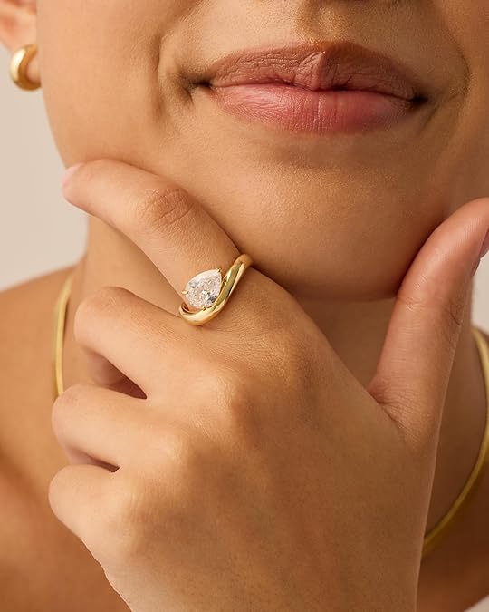 Wavy Promise Ring | Gold - Image 3