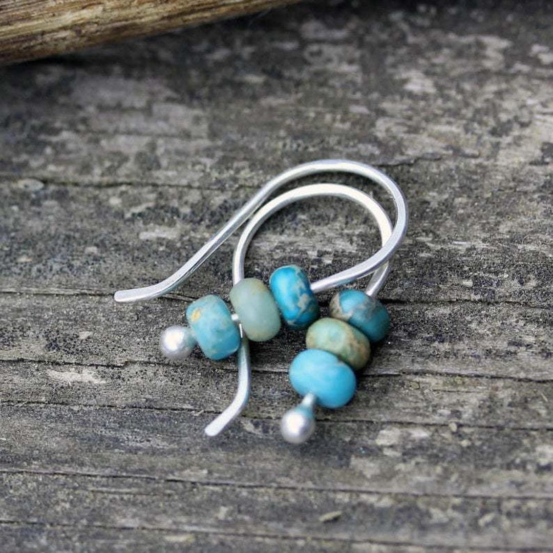 Retro Turquoise Earrings - Image 3