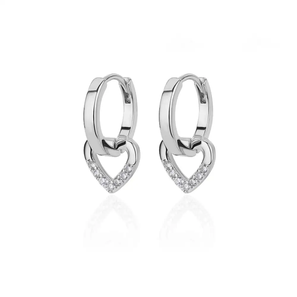 Heart Dangle Earrings - Image 7