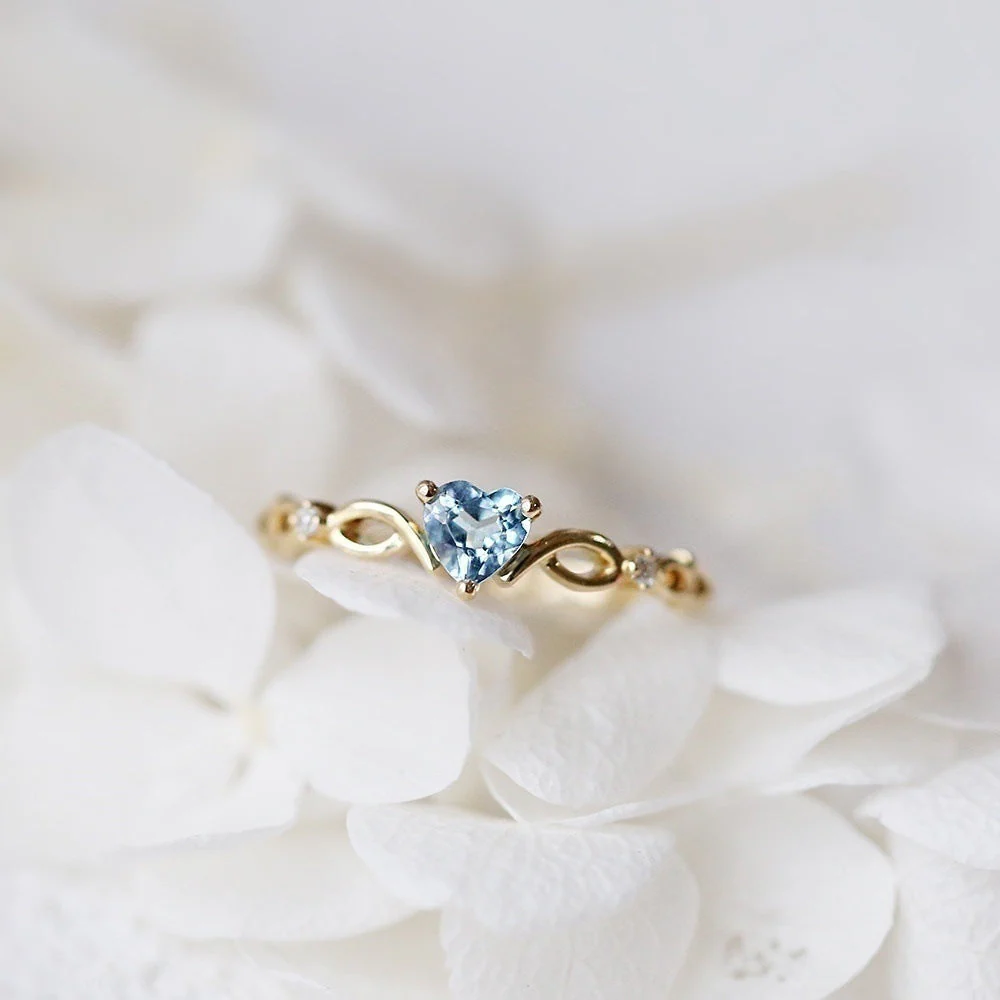 Zirconia Heart Ring - Image 4
